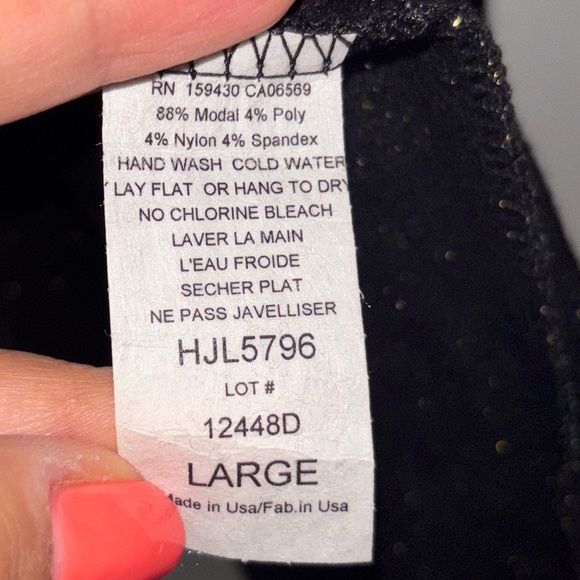 Elan Elegant black with gold shimmer Dress NWT - Picture 3 of 3